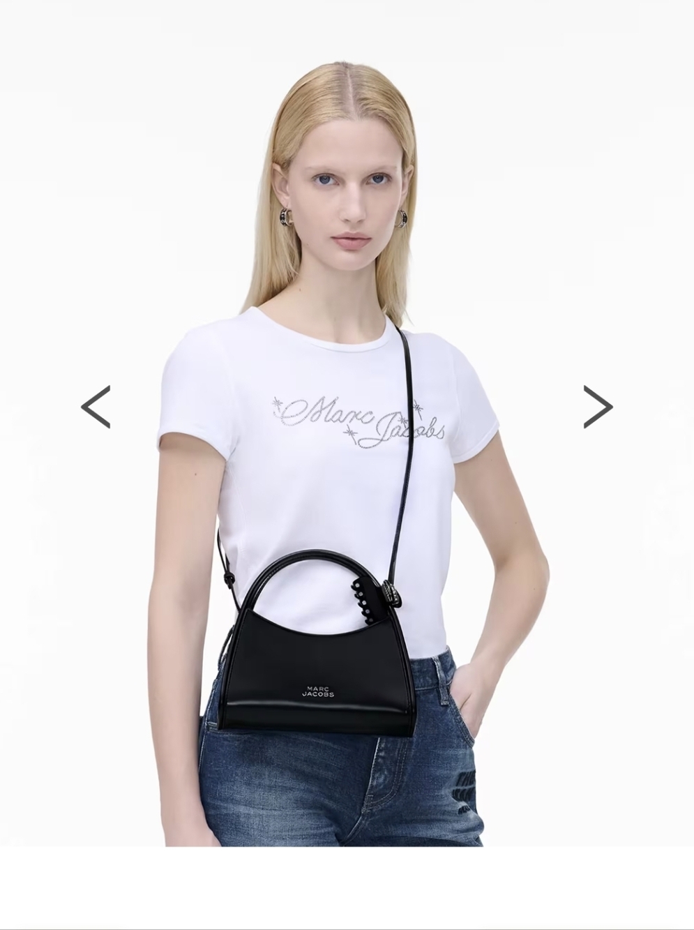 Marc Jacobs Black Mini Dome Crossbody Bag